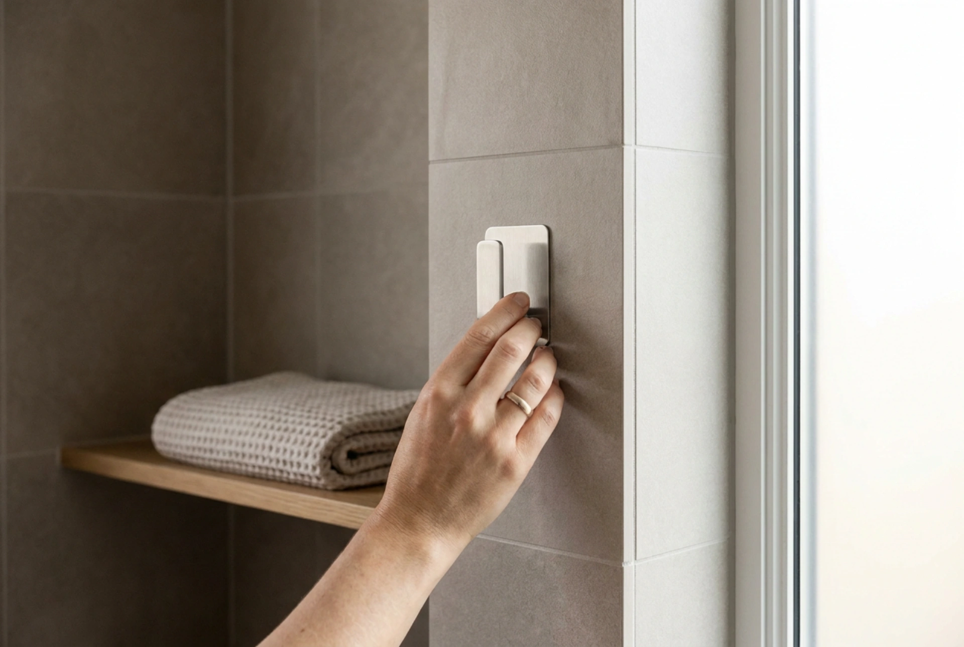 How to Apply Self-Adhesive Towel Hooks to Ensure They Stay Put