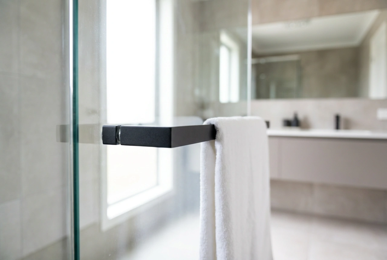 How to Mount a Shower Glass Towel Rack Without Scratching the Panes