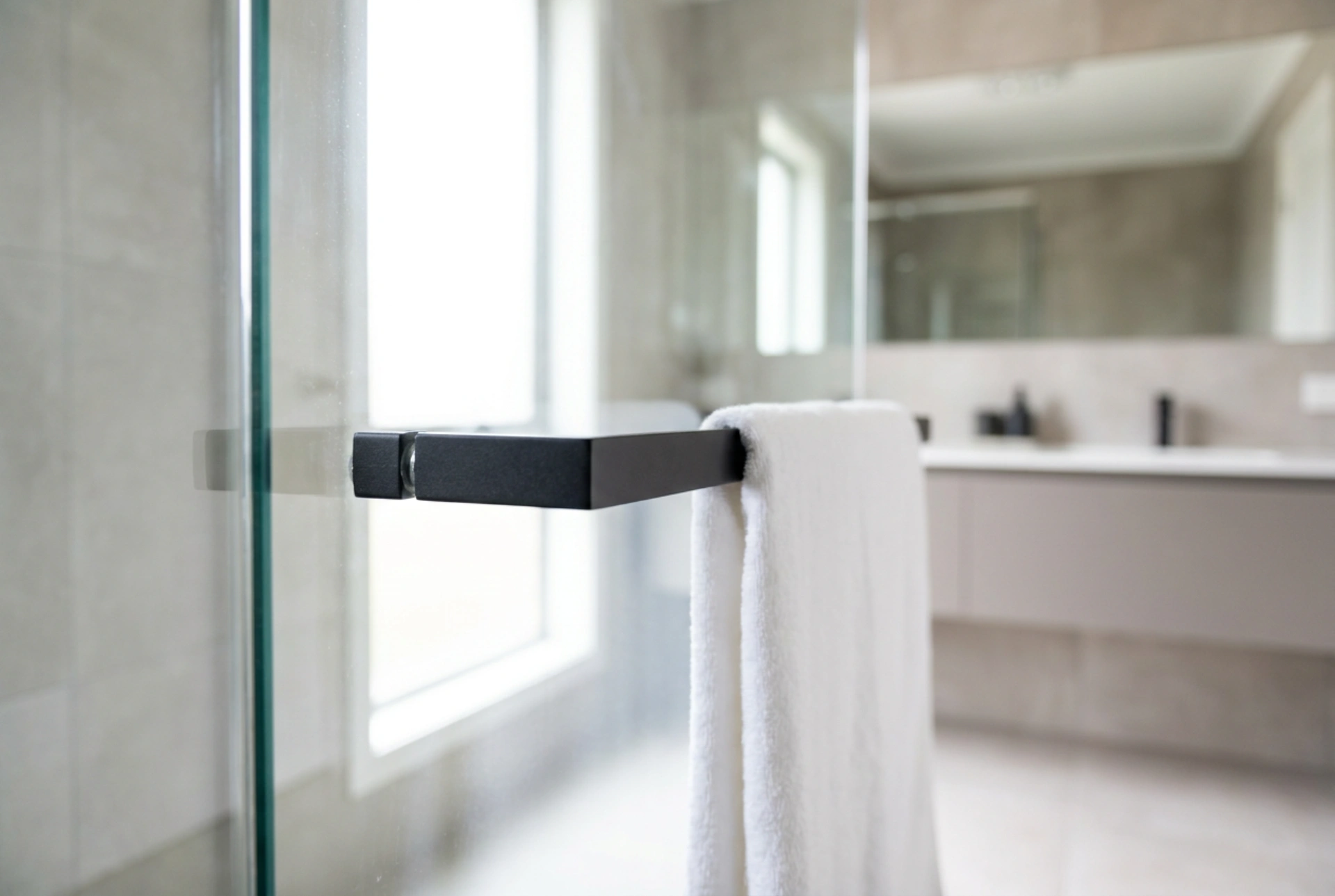 How to Mount a Shower Glass Towel Rack Without Scratching the Panes