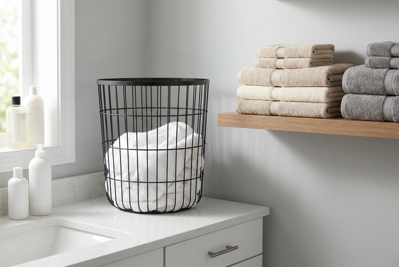 How Black Laundry Hampers Optimise Sorting and Organisation