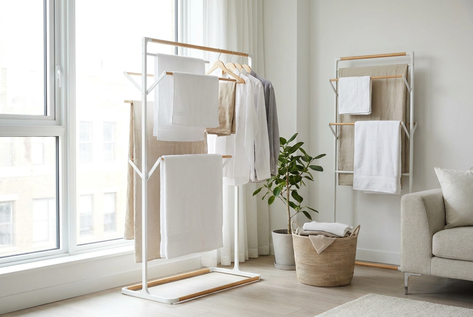 Vertical Laundry Drying Racks: Efficient Indoor Drying for Small Spaces