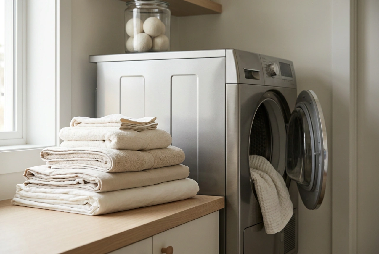 Electric tumble dryers and fabric-friendly programmes