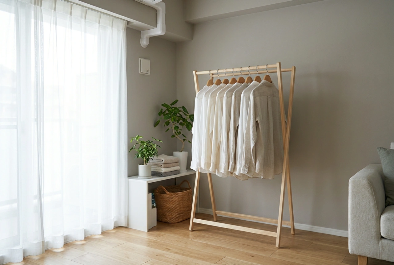 Slim Drying Racks and Efficient Clothes Drying in Small Spaces