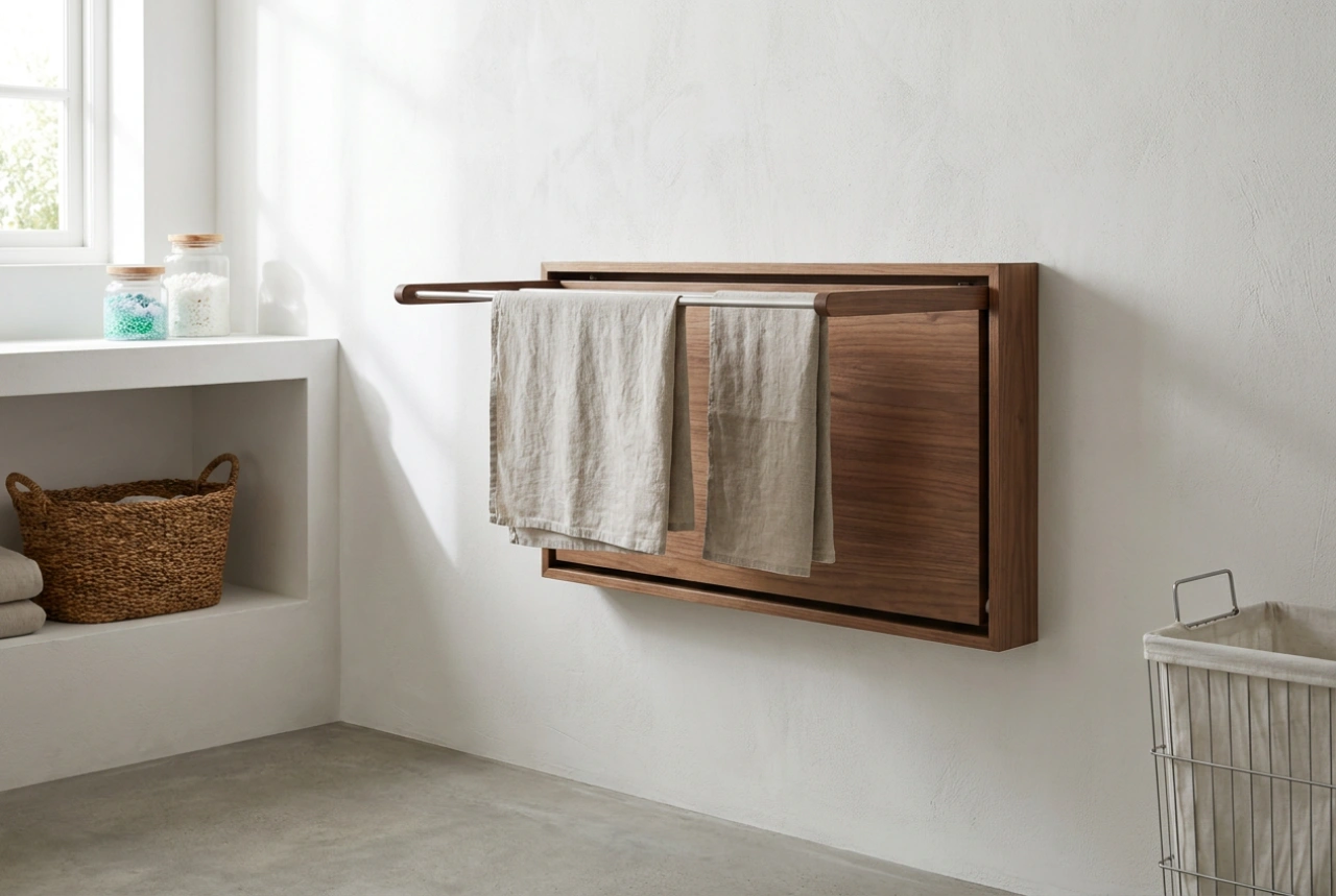 Wall-Mounted Drying Racks: Efficient Indoor Drying Without Floor Clutter