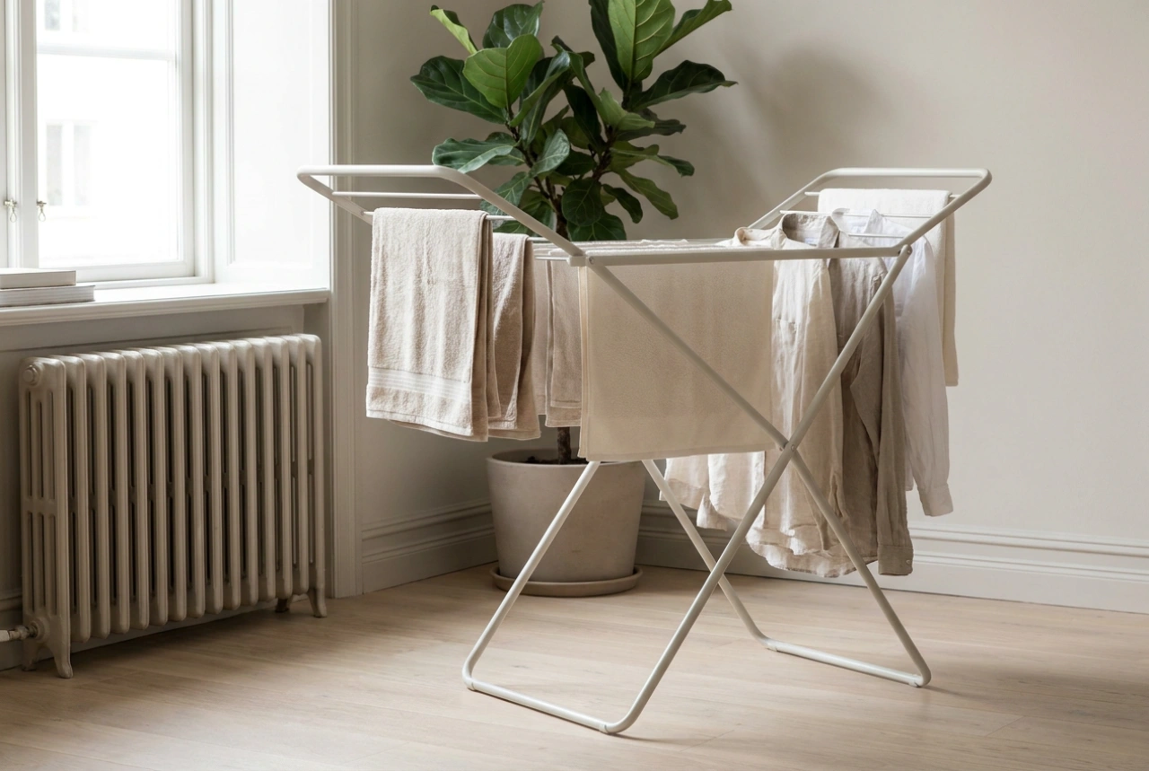 Freestanding Clothes Airer: Key Rules for Positioning Near a Radiator