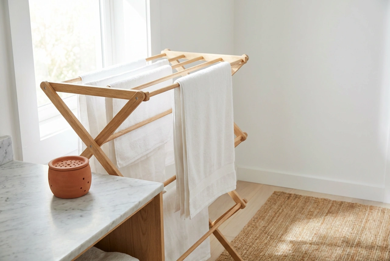 How to Dry Laundry Without a Drain and Reduce Indoor Humidity