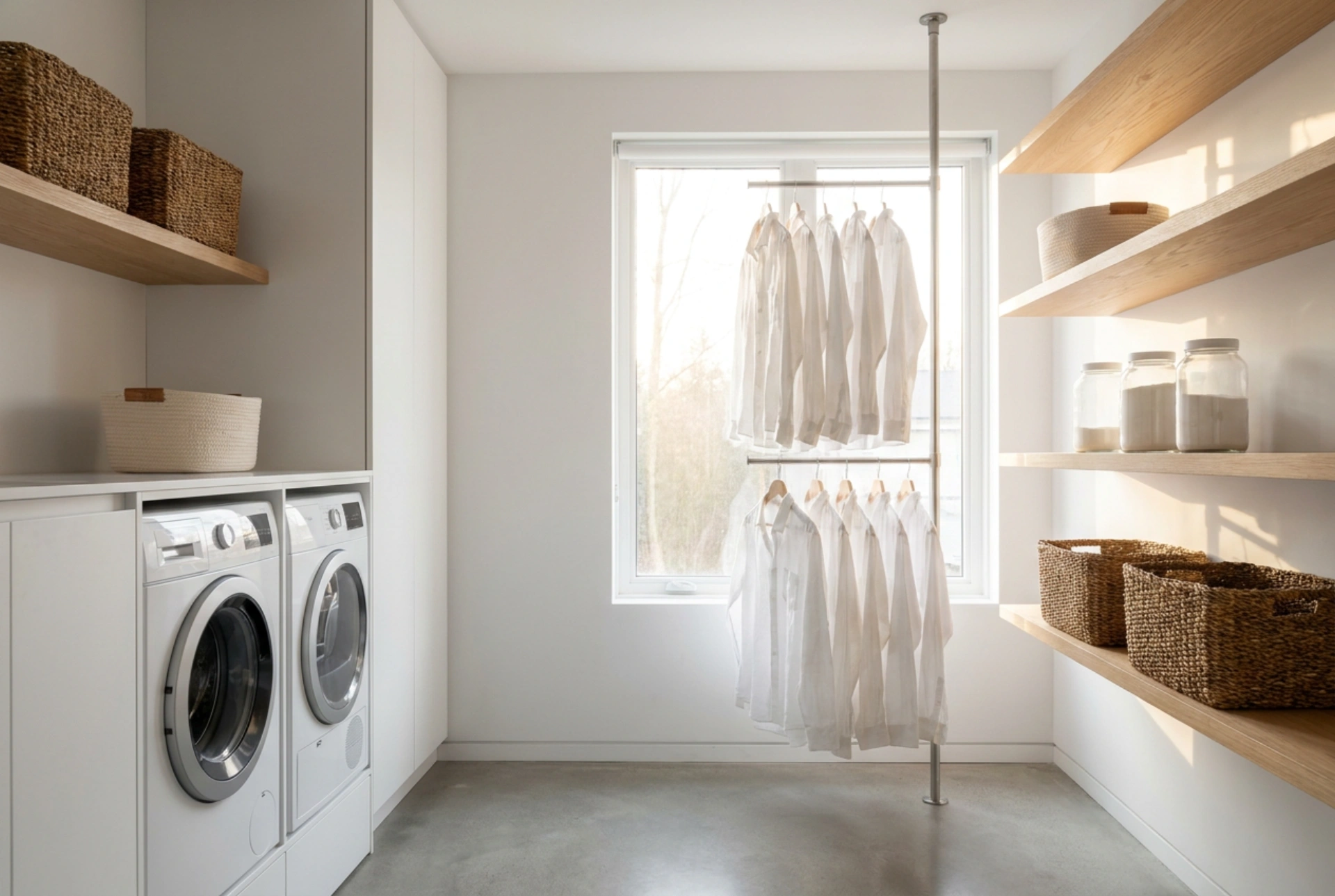 When a Vertical Drying Rack Simplifies Drying Clothes