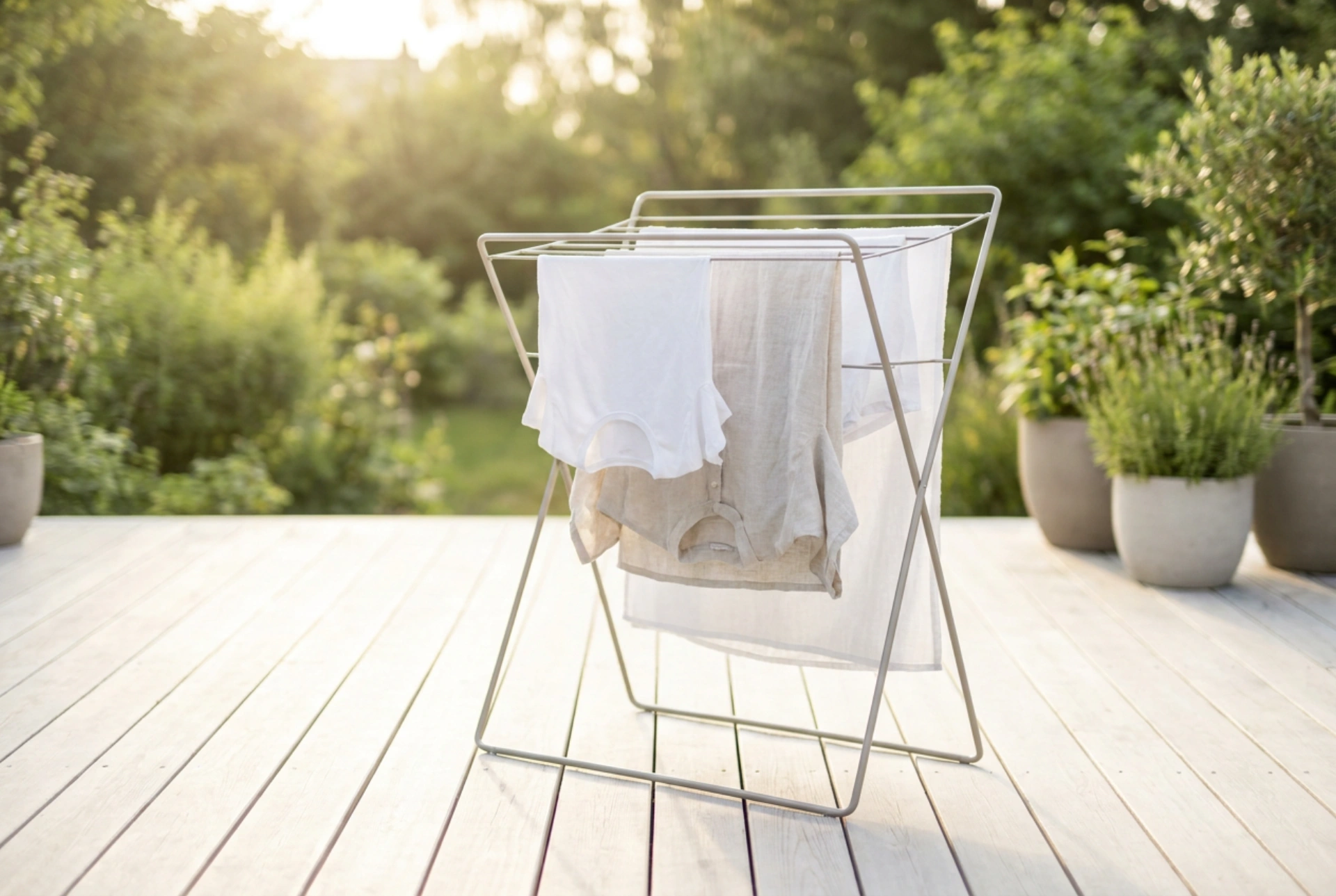 Garden Clothes Dryers and Safe Outdoor Laundry Drying