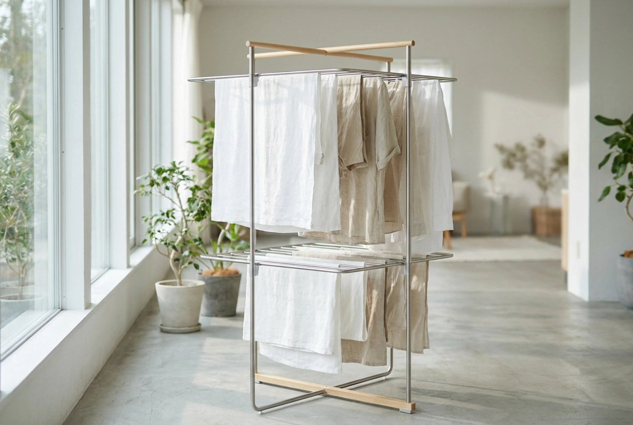 Tall Laundry Drying Racks for Convenient Hanging of Long Garments