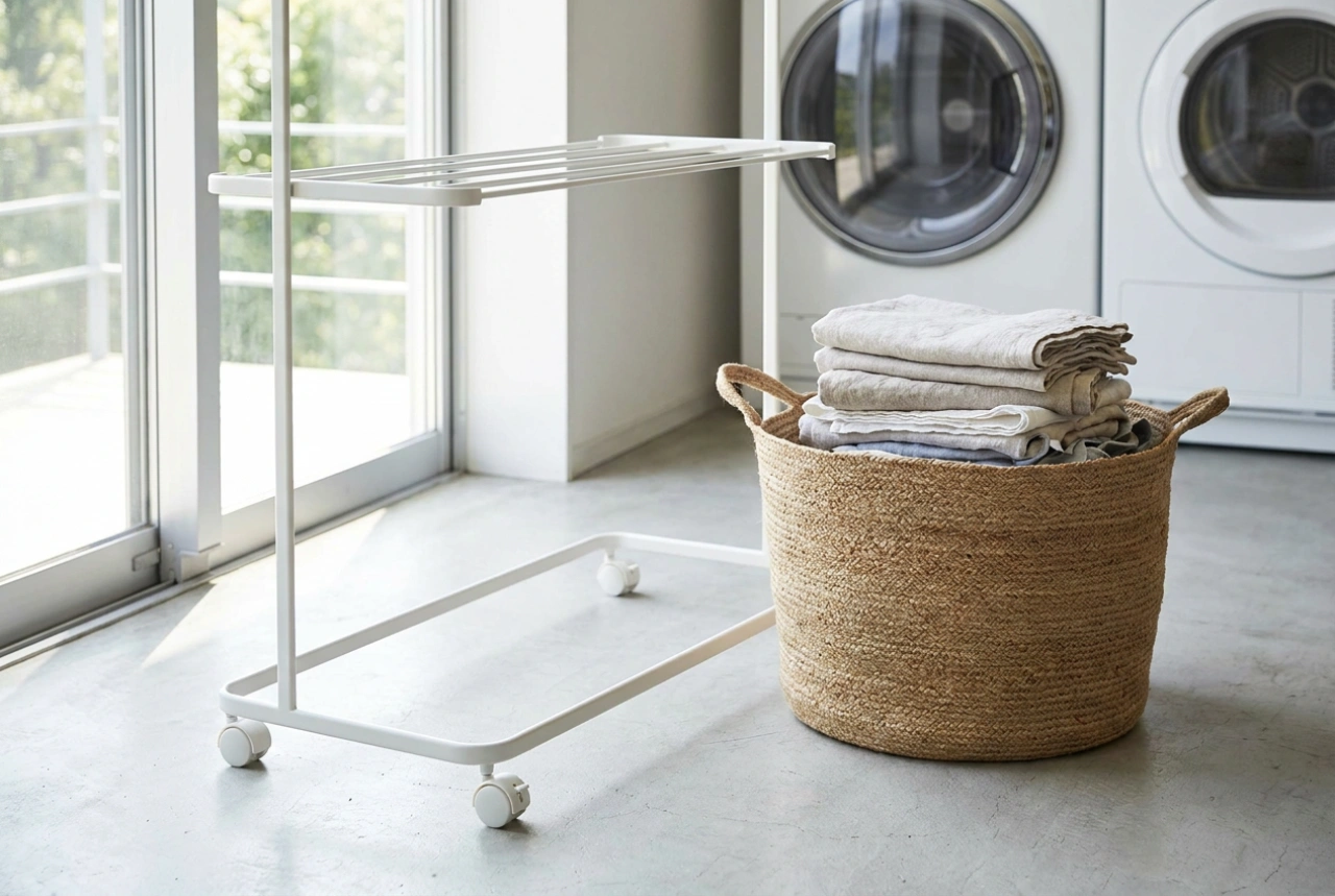 Optimising Indoor Drying with Wheeled Racks and Strategic Load Management