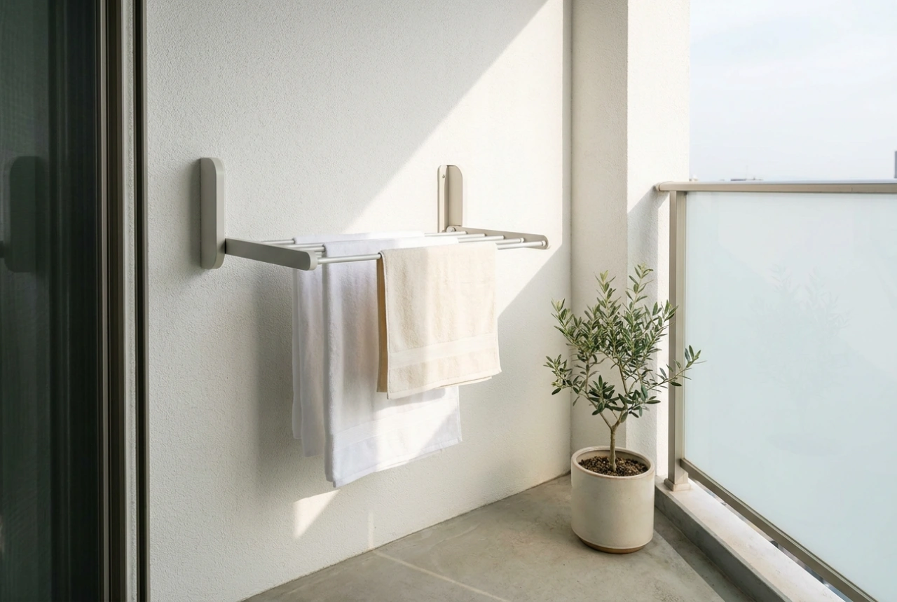 How to Arrange Balcony Clotheslines Without Creating Clutter