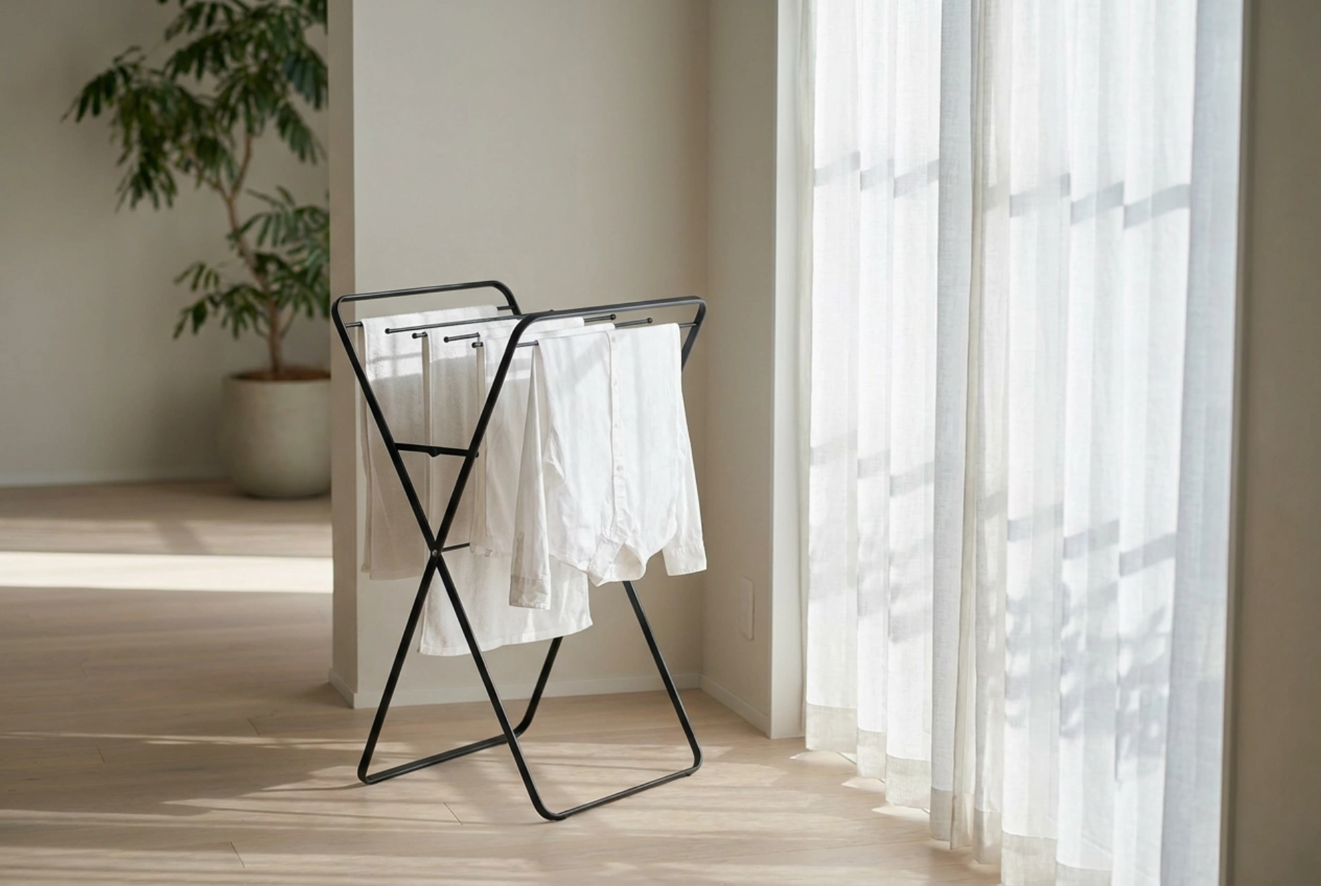 Foldable Drying Racks: Positioning for Maximum Airflow