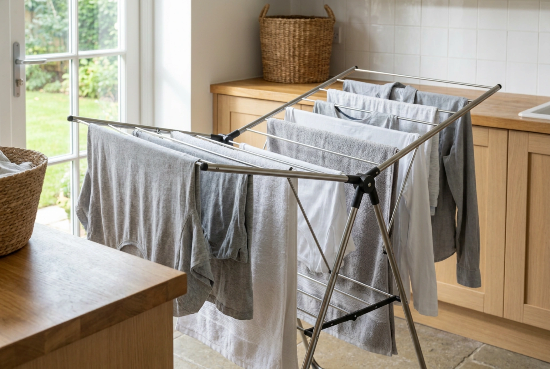 How to Position Clothes Drying Racks to Make Laundry Dry Faster