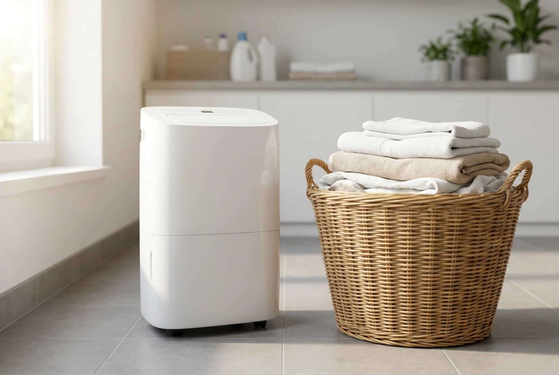 Dehumidifier for Drying Laundry and Moisture Control