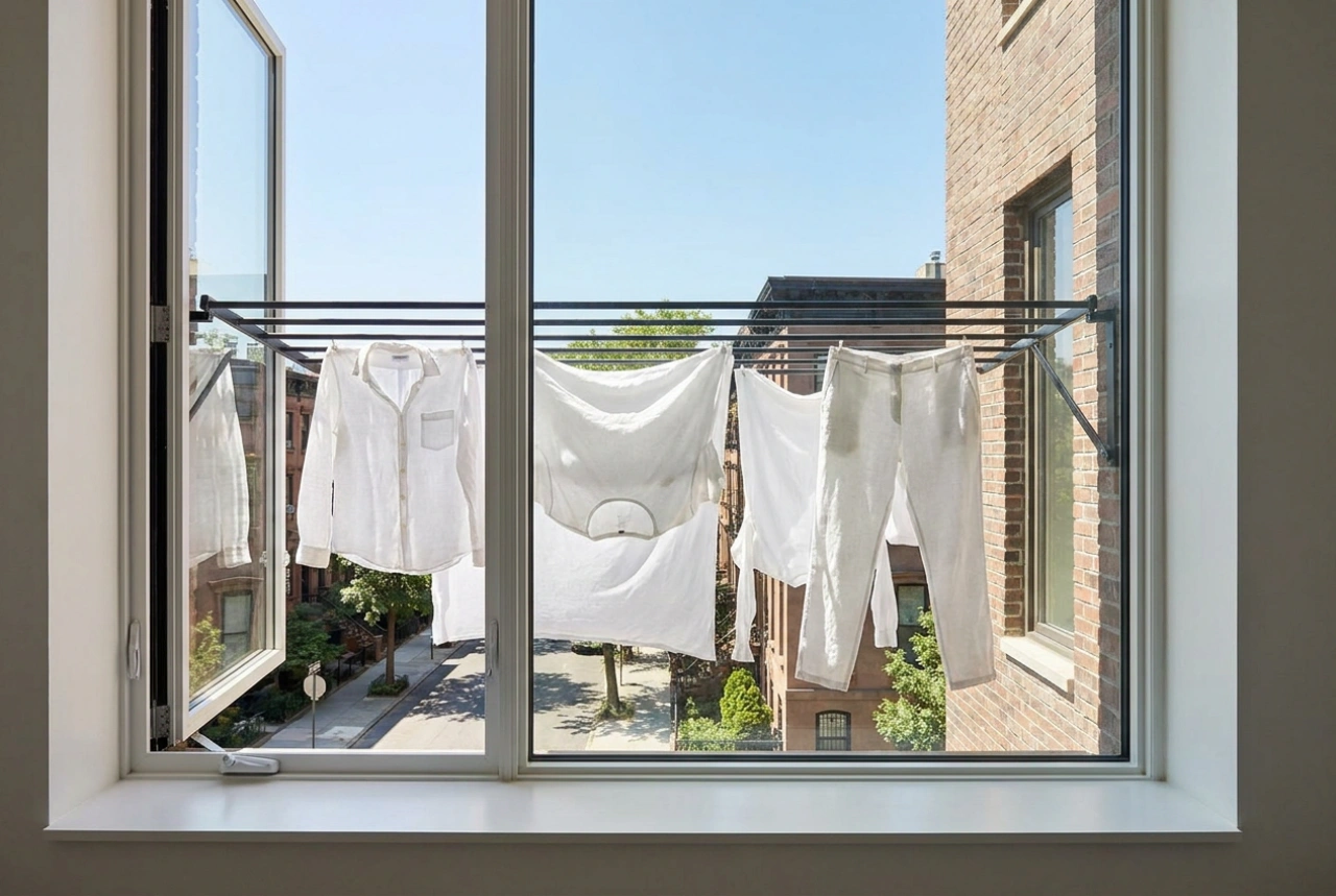 Window Laundry Racks Without a Balcony: Secure Outdoor Drying Techniques