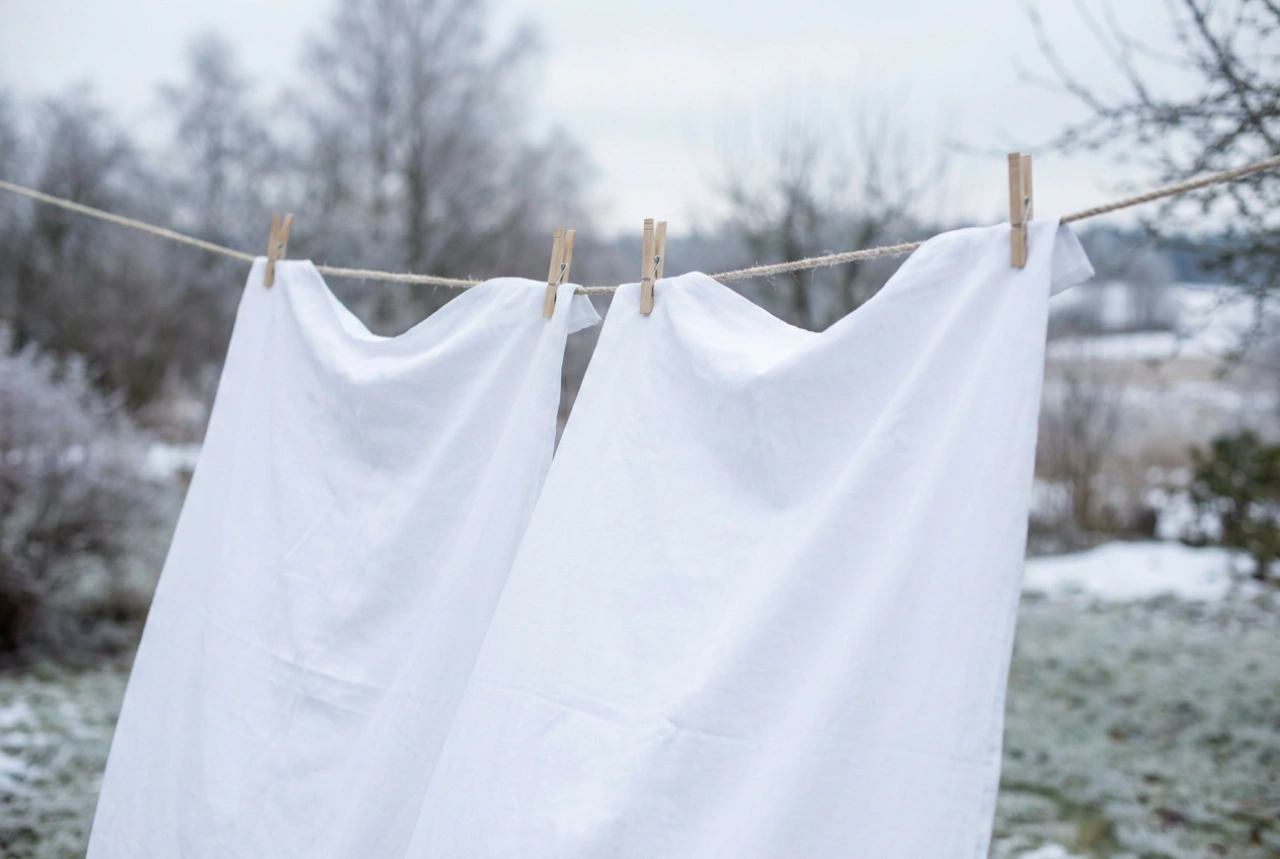 Drying Laundry in Sub-Zero Temperatures: Rules for Fabric Protection