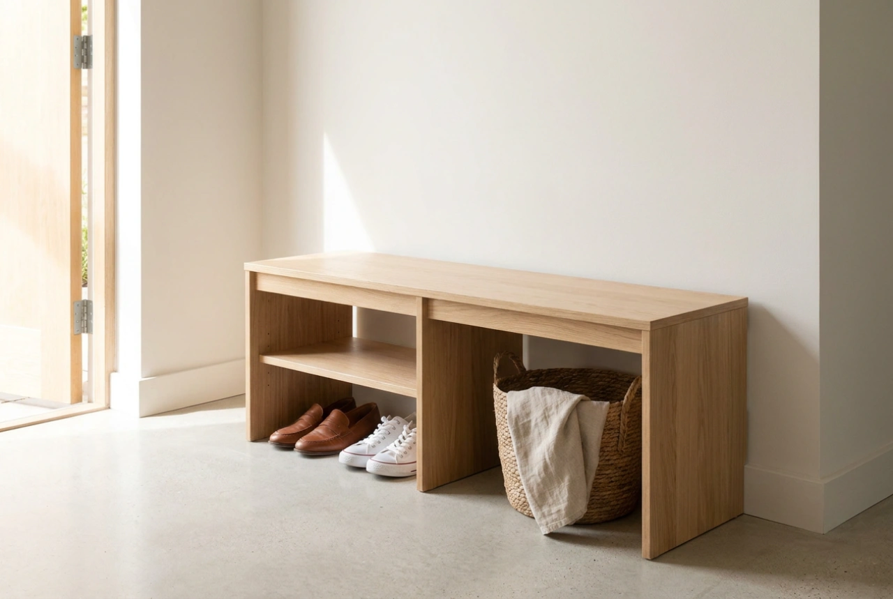 Hallway Bench with Seating: Optimising the Entryway Shoe Zone