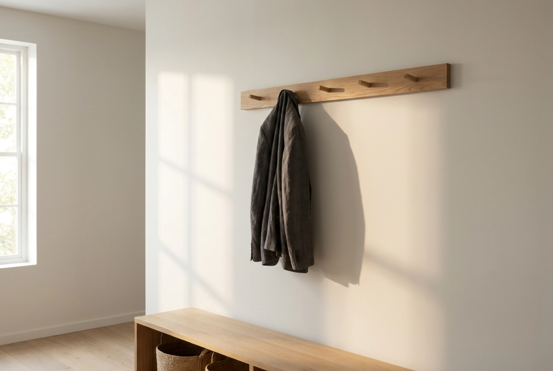 Where to Position a Hallway Coat Rack to Ensure Unobstructed Traffic Flow