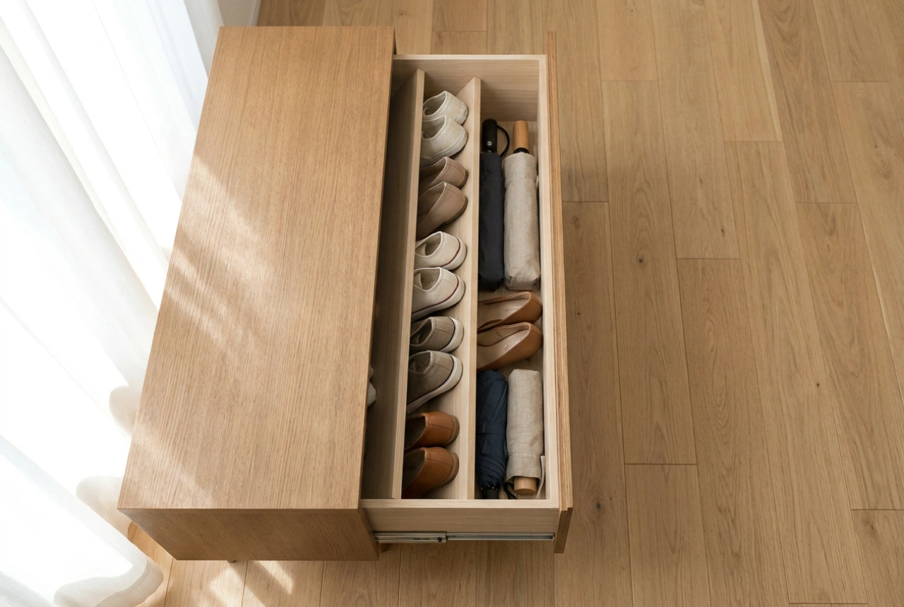 How to Maximise a Very Narrow Cabinet in a Tight Hallway