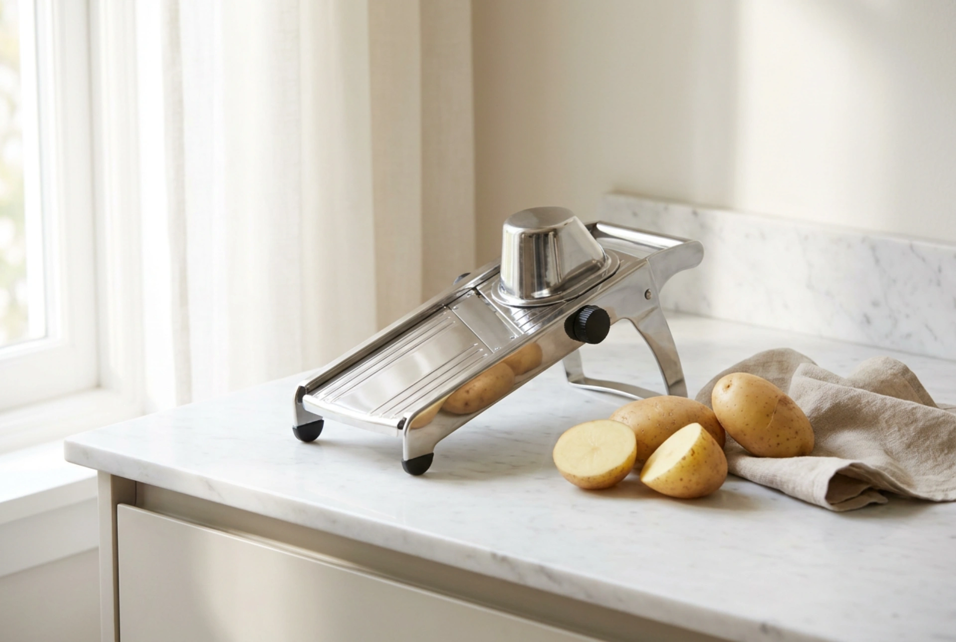 How to Clean Starch Residue from a Potato French Fry Slicer