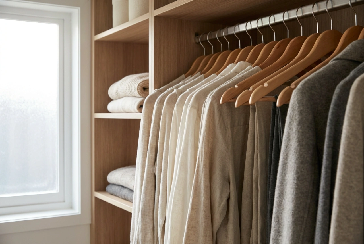 How to Plan a Wardrobe for Hanging Clothes Without Wasting Space