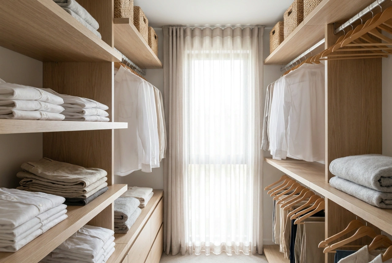 Efficient Wardrobe Division: How to Share a Large Wardrobe for the Whole Family