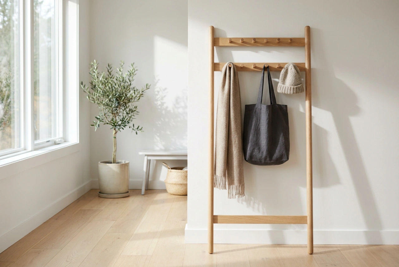 How to Use a Freestanding Coat Rack Without Overloading It
