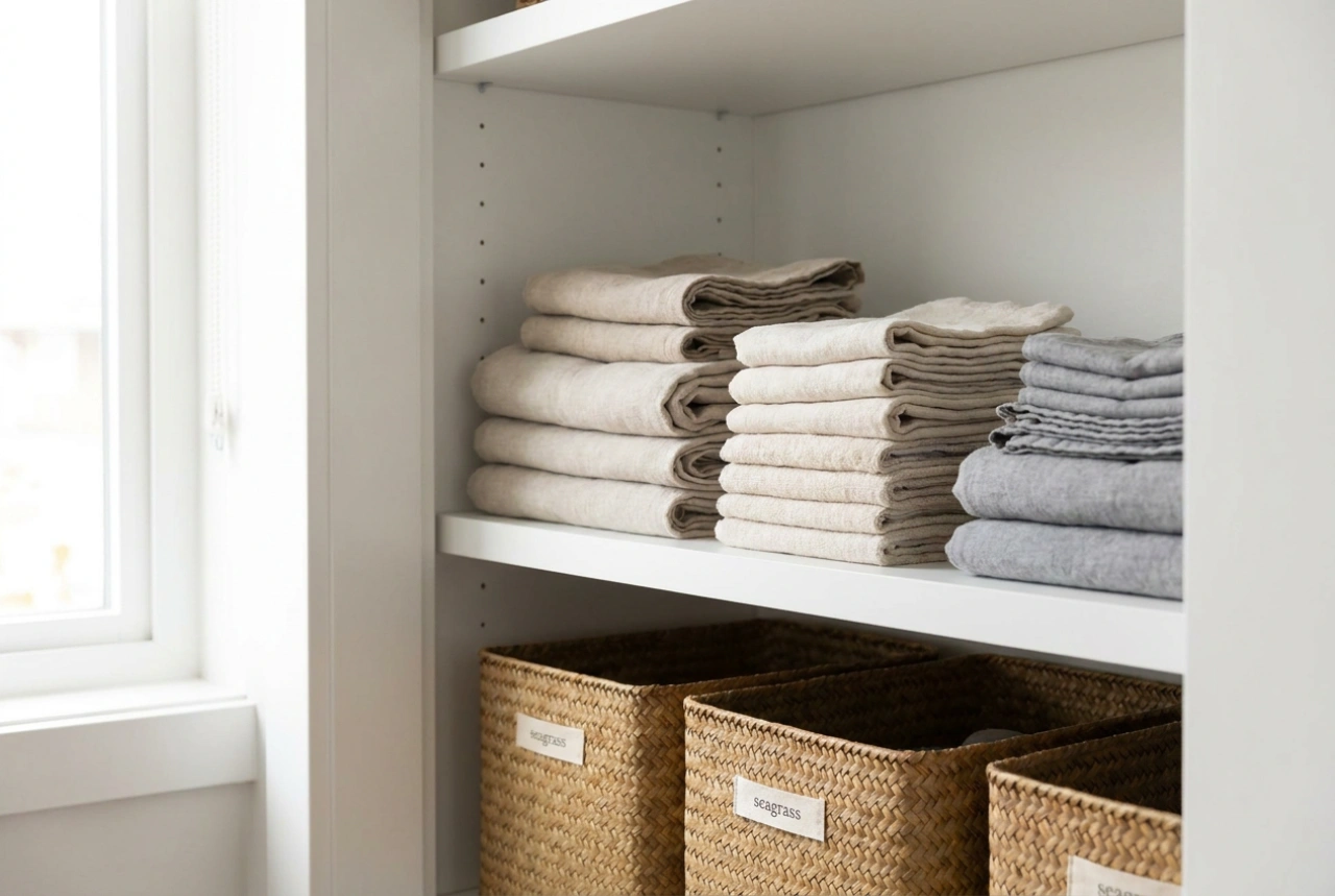 How to Maintain Order in a White Hallway Wardrobe
