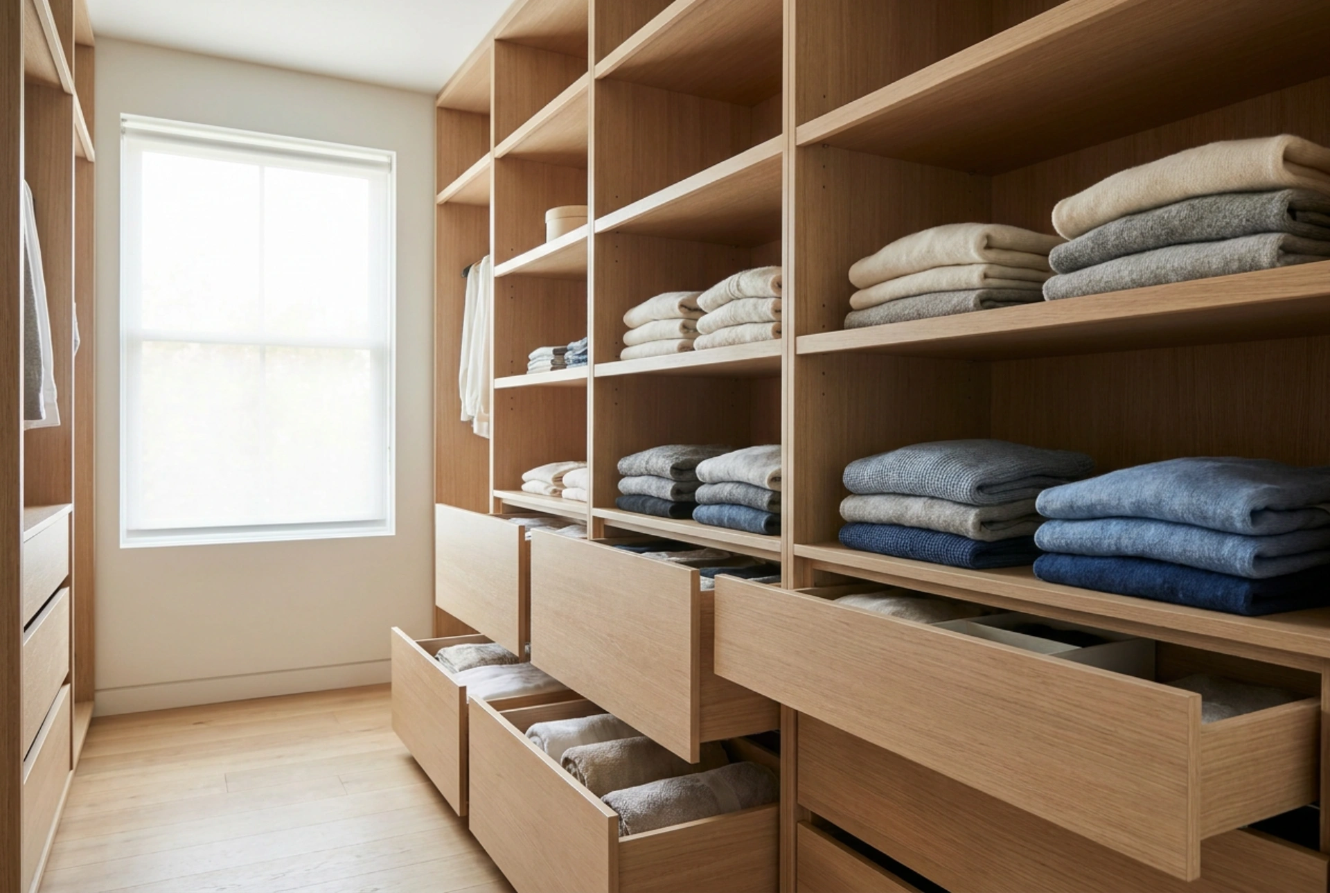 How to Combine a Wardrobe and Chest of Drawers for Systematic Storage