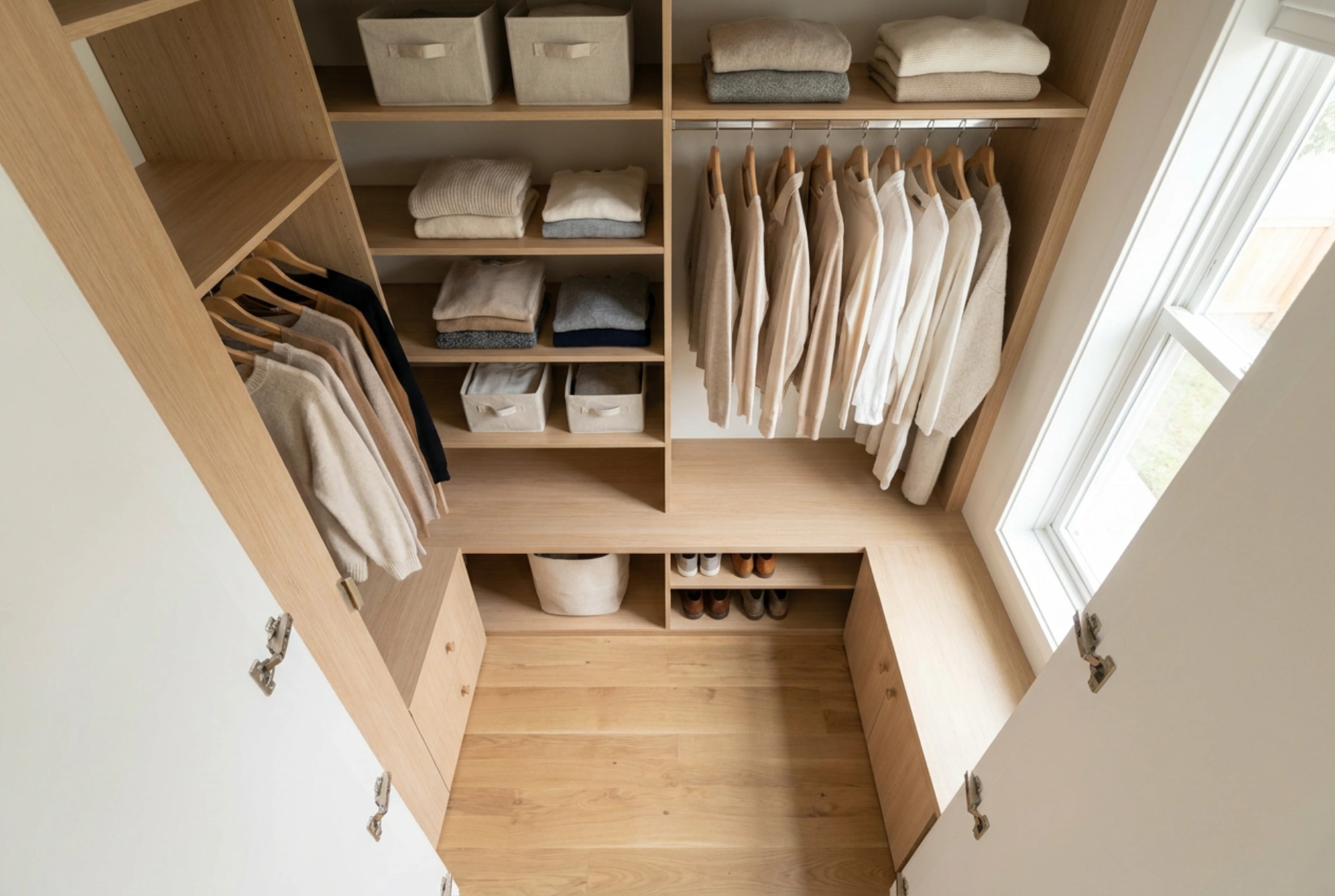 How to Plan a Hinged Wardrobe to Prevent Door Obstructions