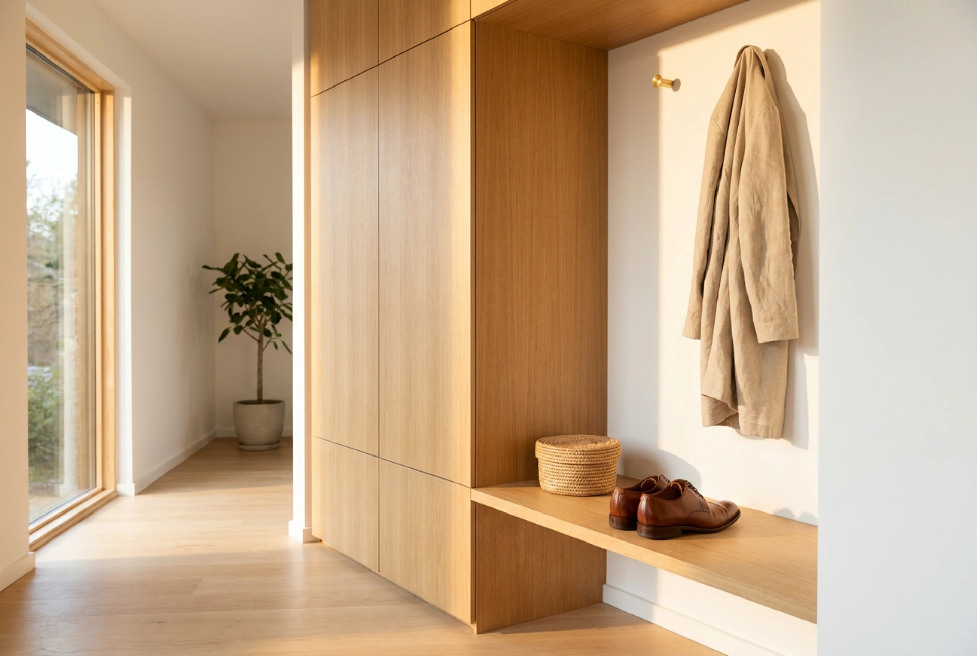 Small Hallway Wardrobe: Space-Saving Physics and Storage Strategies