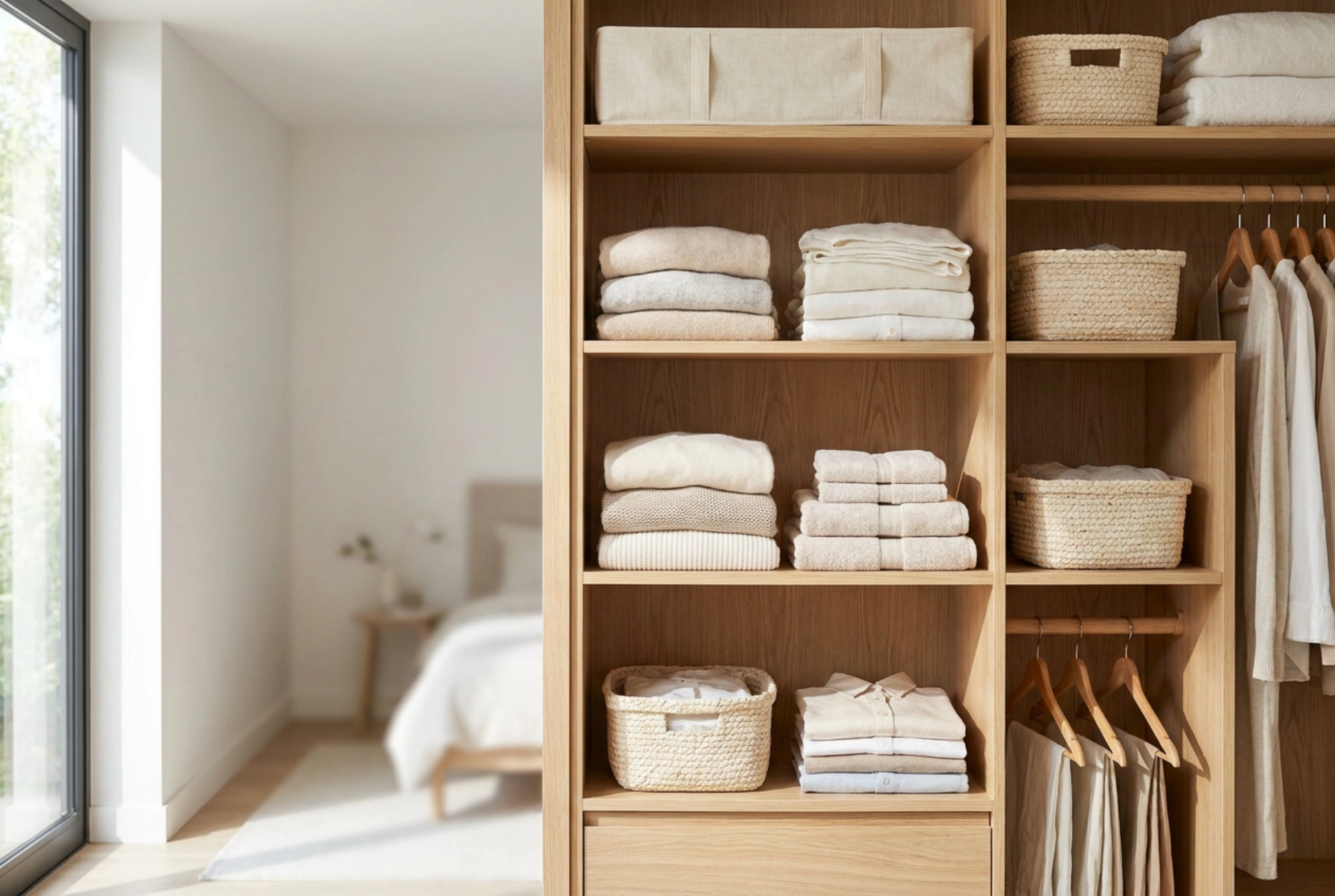 Rustic Wardrobe Organisation: Achieving Practical Storage Without the Heavy Visual Weight
