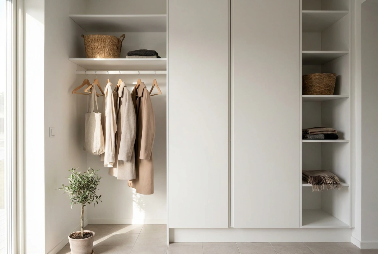 Corner Hallway Wardrobe: How to Maximise Difficult Corner Spaces