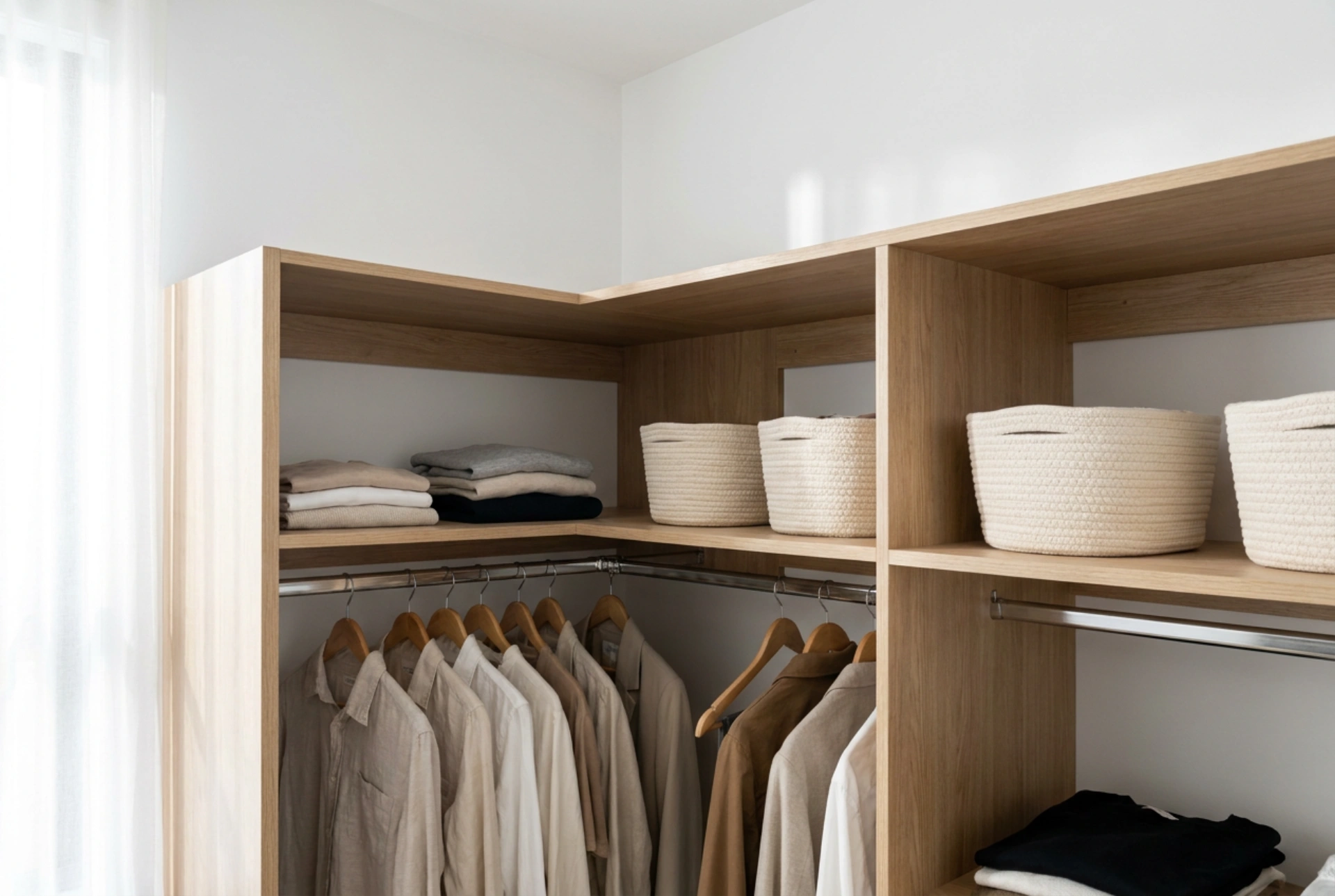 How to Plan a Corner Wardrobe for the Bedroom and Ensure a Comfortable Walkway