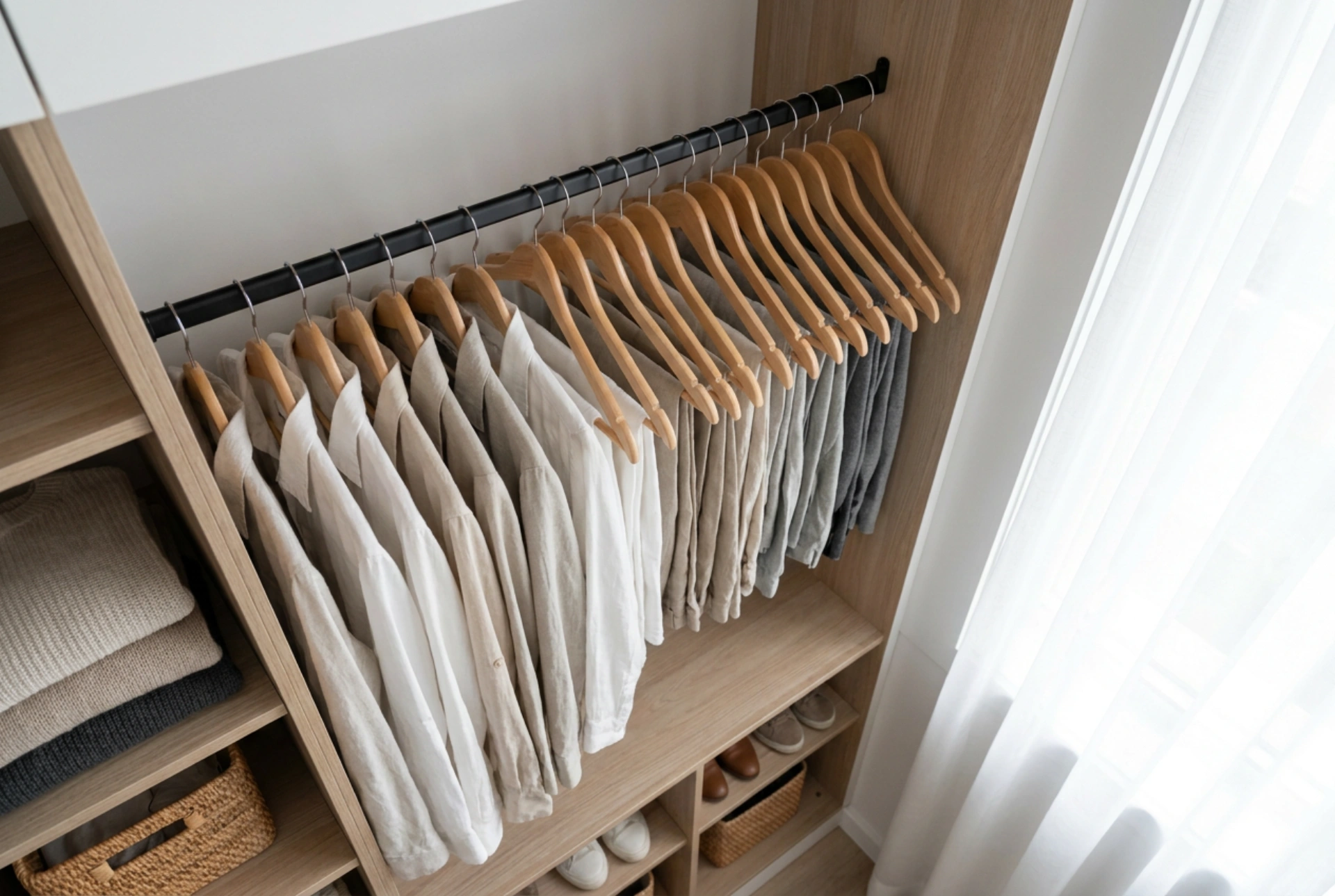 Minimum Wardrobe Depth for Clothes Hangers