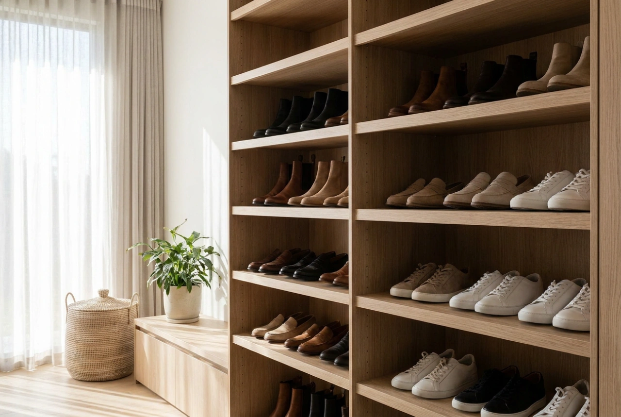 Shoe Racks for Wardrobes and Seasonal Footwear Storage Rules