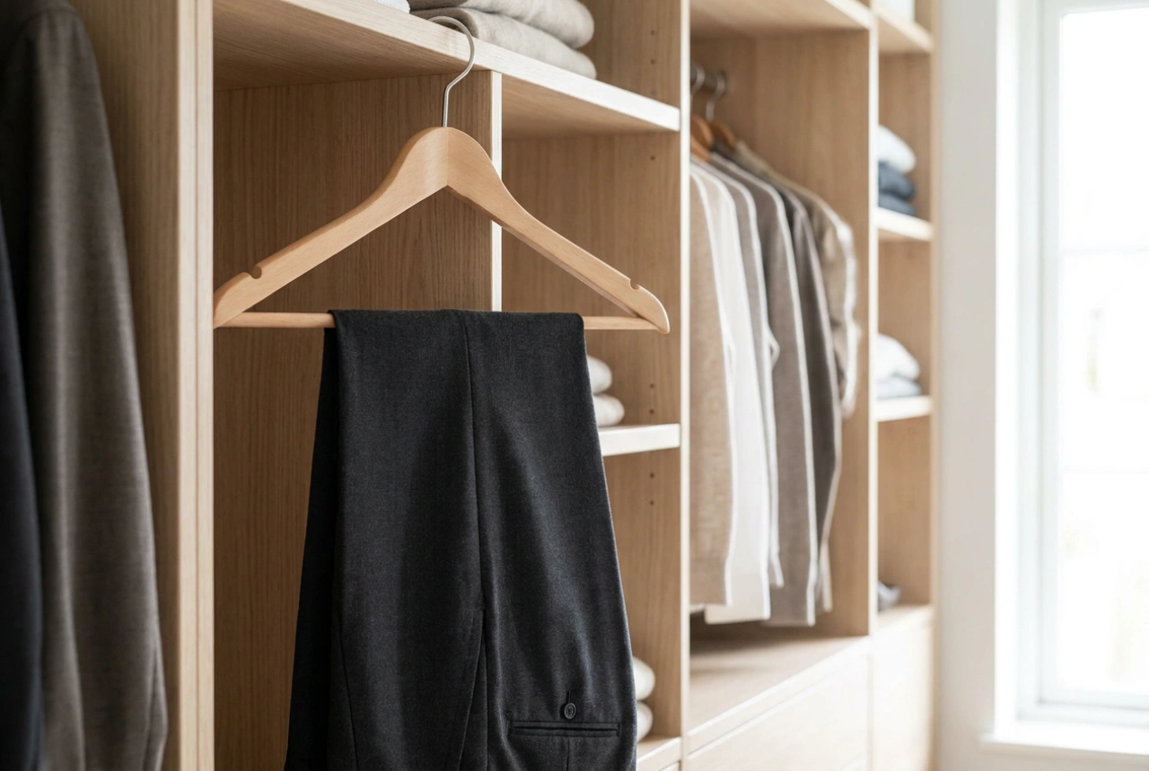 How to Choose the Right Trouser Hanger to Prevent Creases in Your Wardrobe