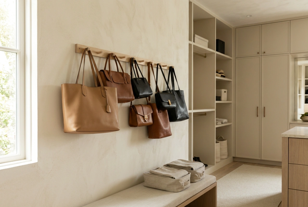 How to Organize Handbags in Your Closet with the Right Hangers