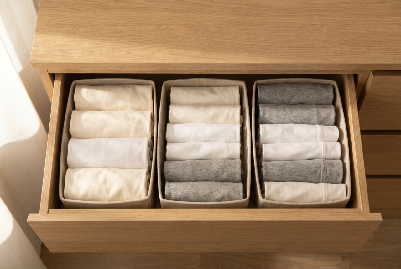 How to Use Drawer Organizers for Clothes to Maintain Tidy Folding