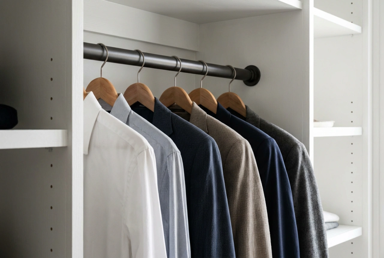 Tension Rods for Closets: Maximising Wardrobe Space with Physics