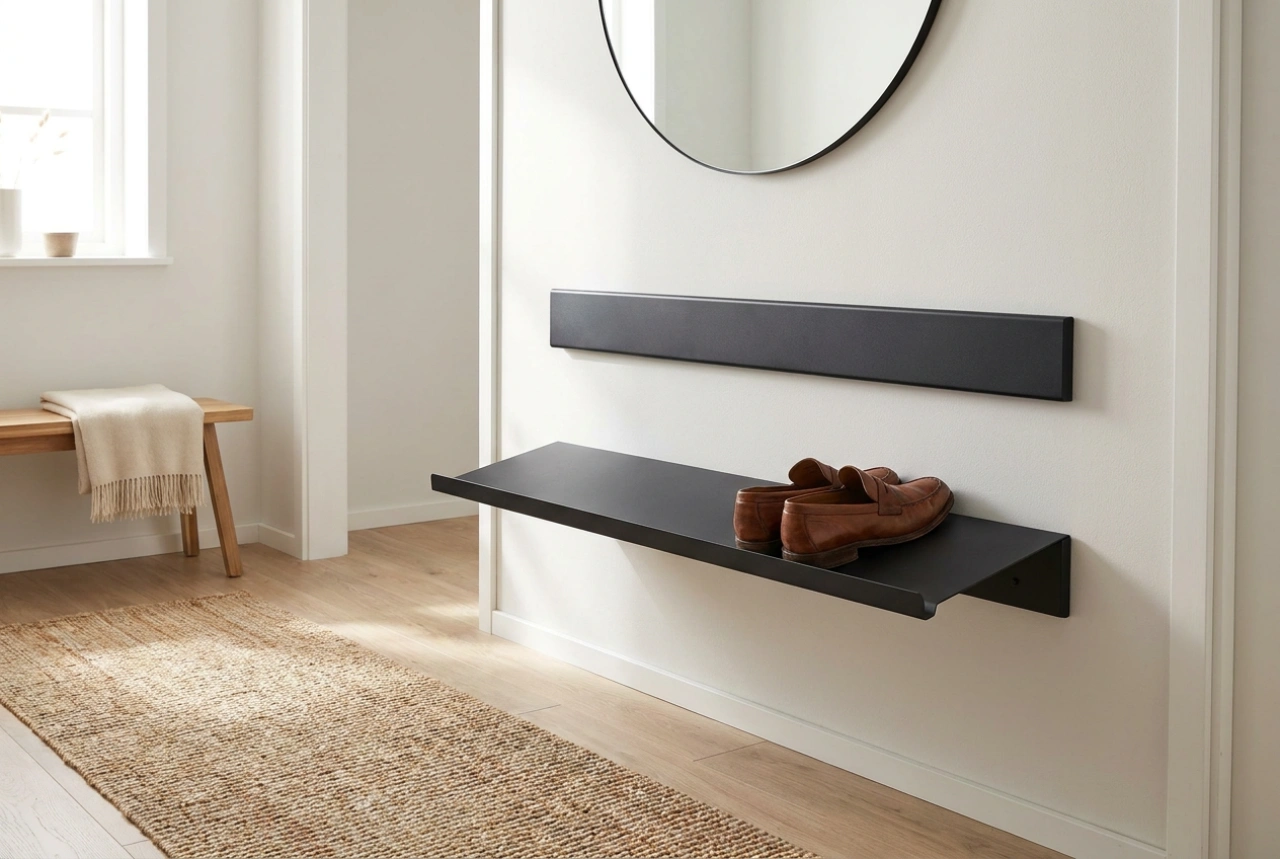 The Black Shoe Rack: Practical Rules for Daily Hallway Organization