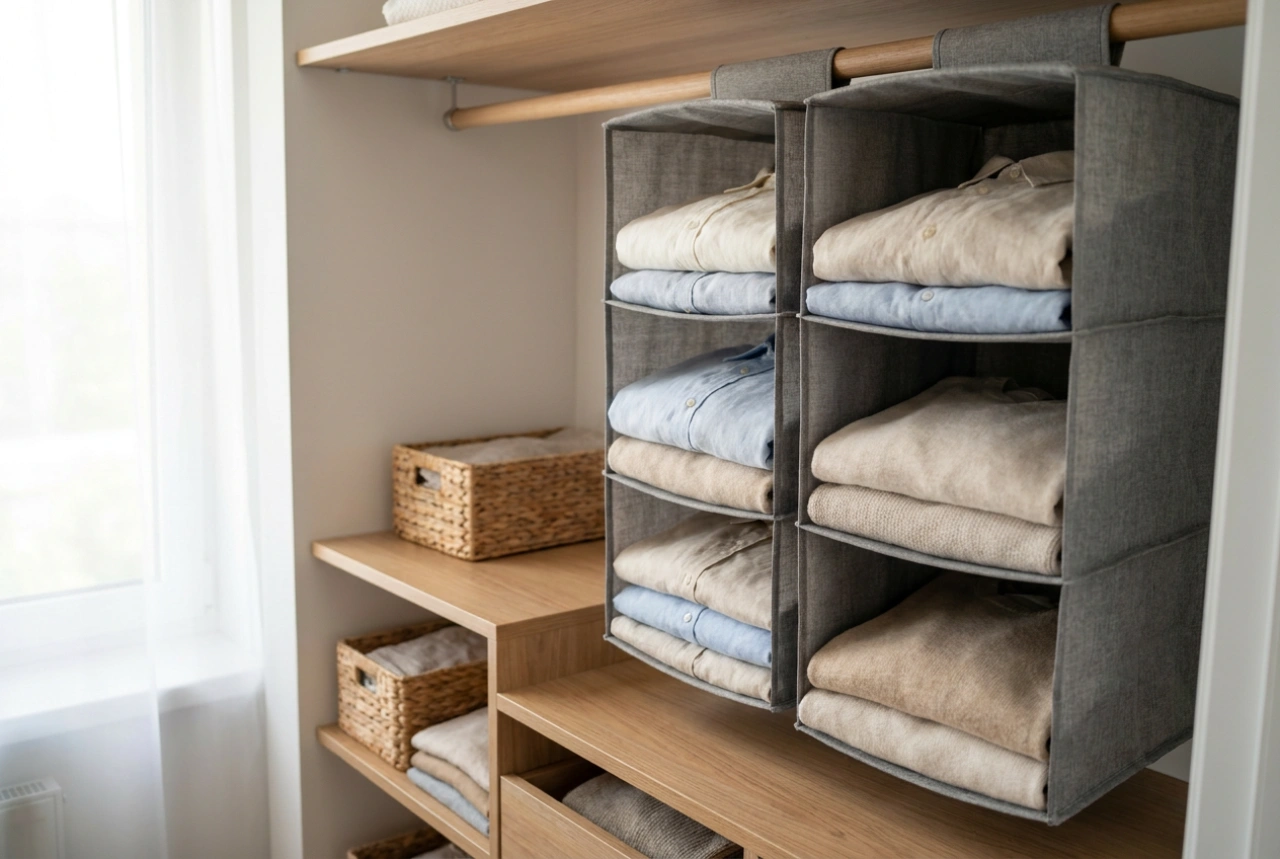How to Utilise Hanging Wardrobe Organisers for Lightweight Clothing