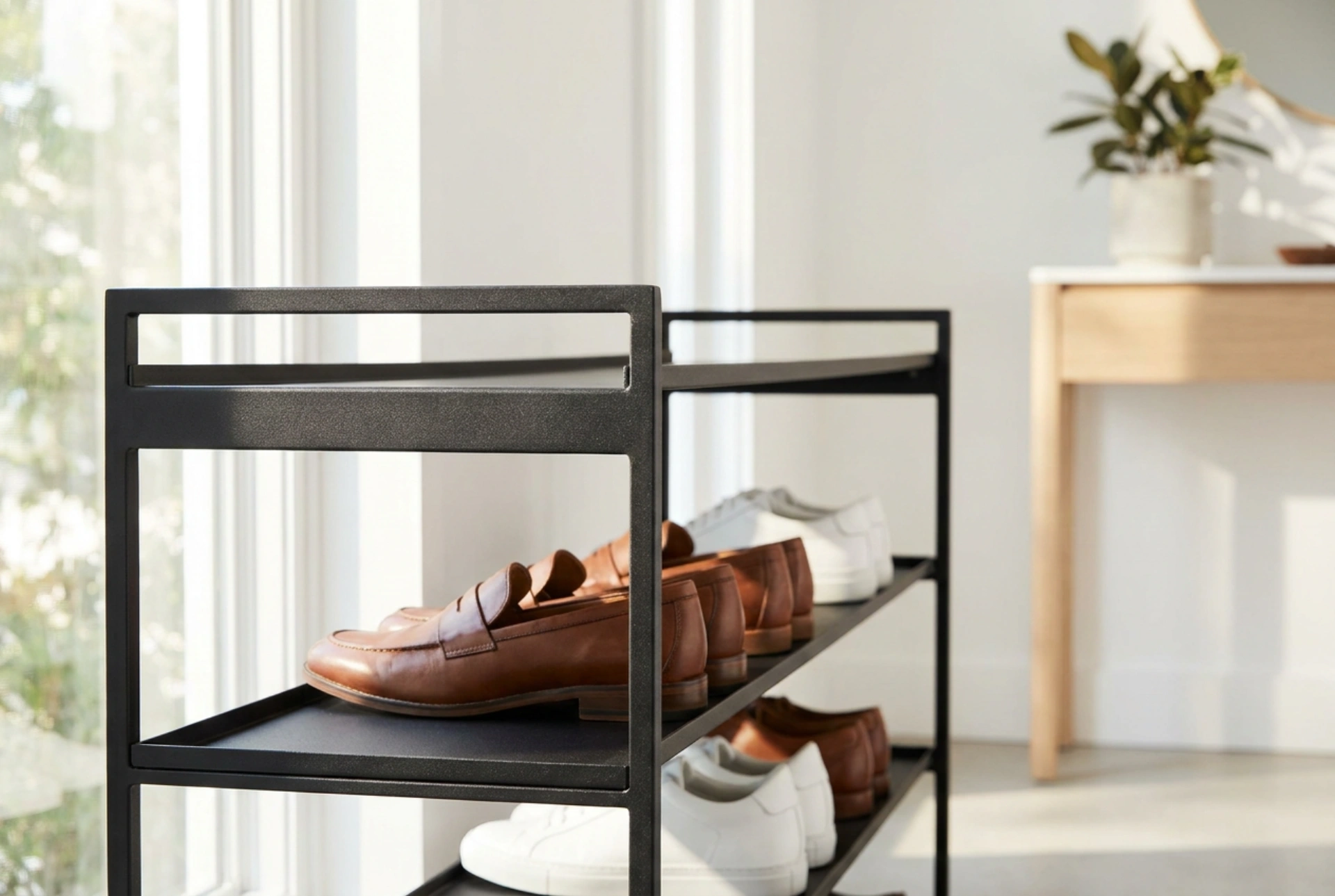 Metal Shoe Racks: Designing a Durable Entryway Storage System