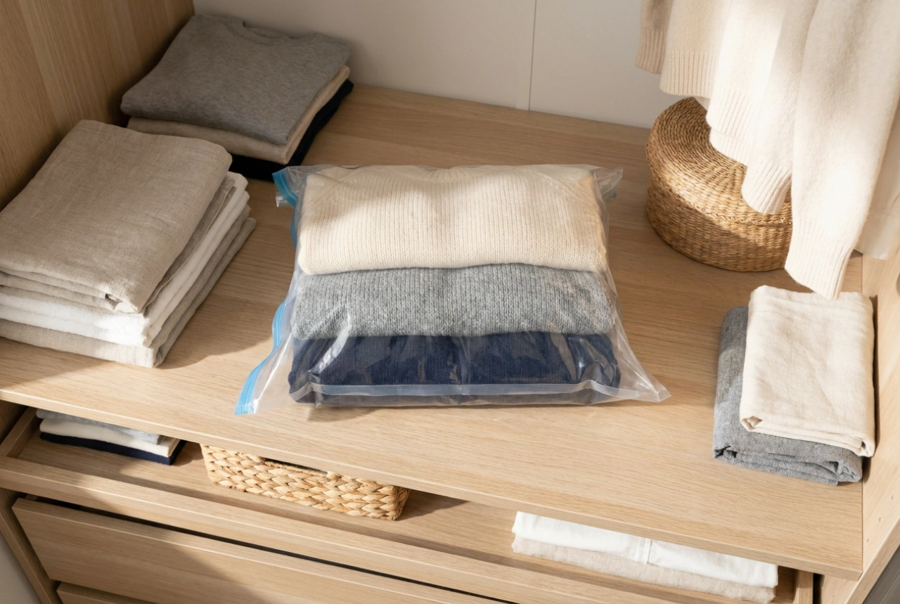 Step-by-Step Vacuum Packing for Clothes Before the Season Change