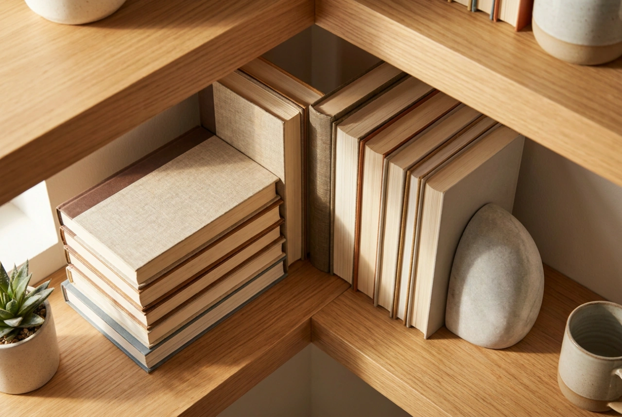 How to Arrange Books in a Corner Cabinet for Maximum Visibility and Stability