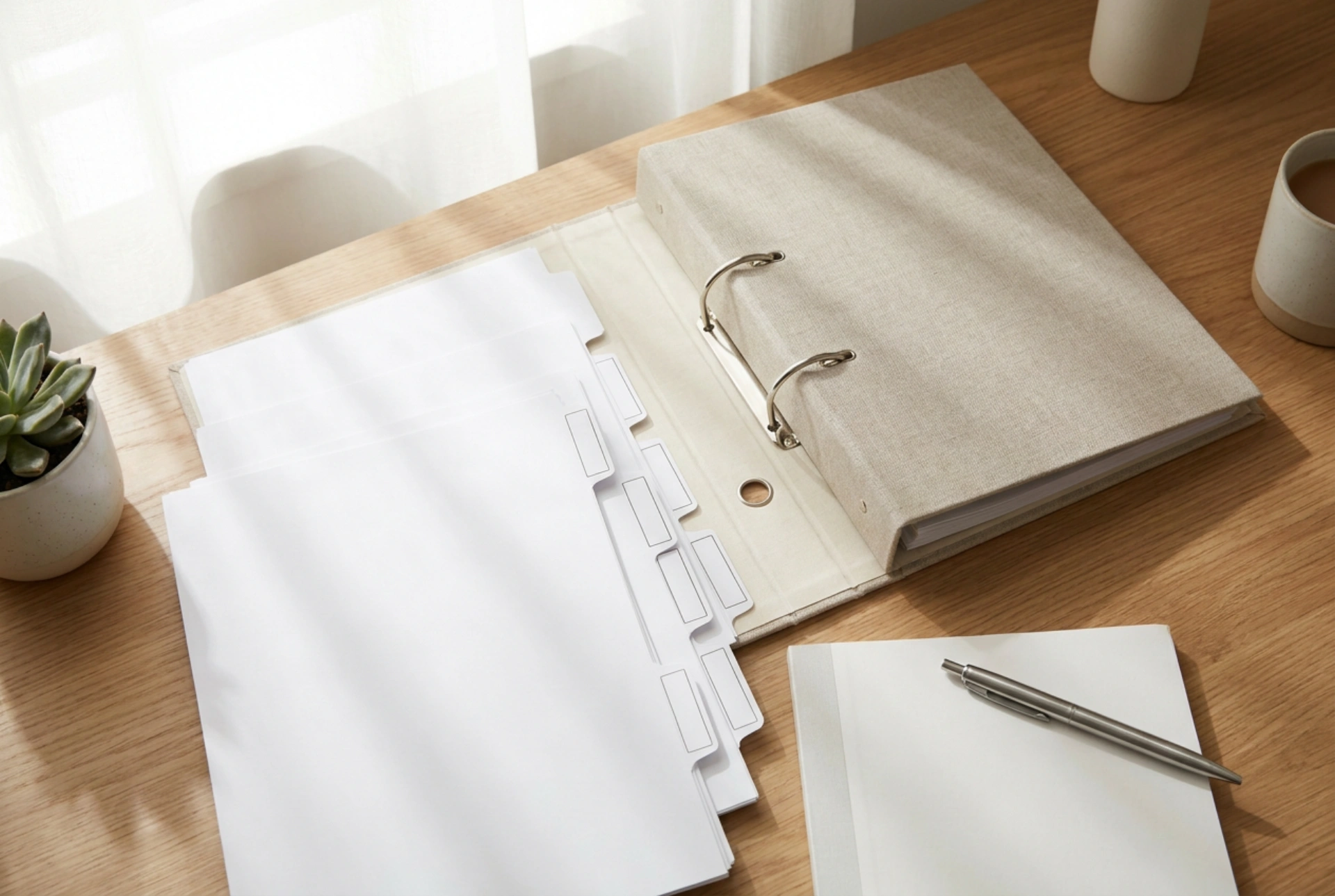 How to Build a Simple Document Organization System in an A4 Binder