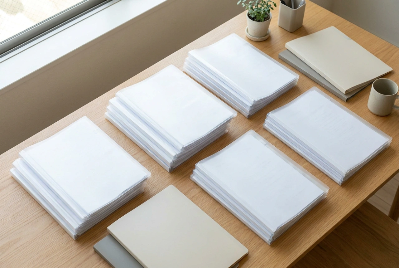 How to Use Rigid Sheet Protectors for Home Archiving