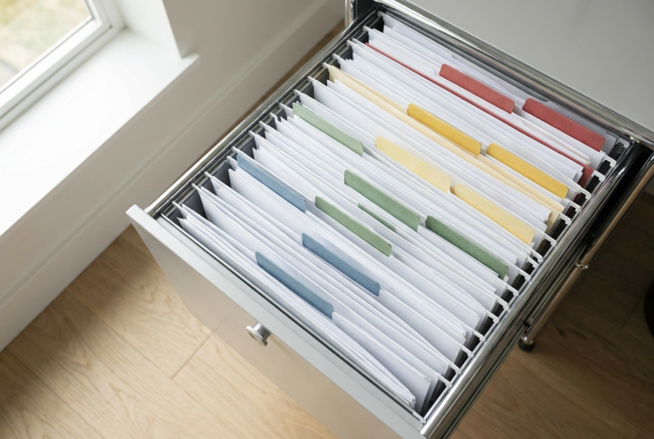 How to Organise Documents in a Metal Filing Cabinet