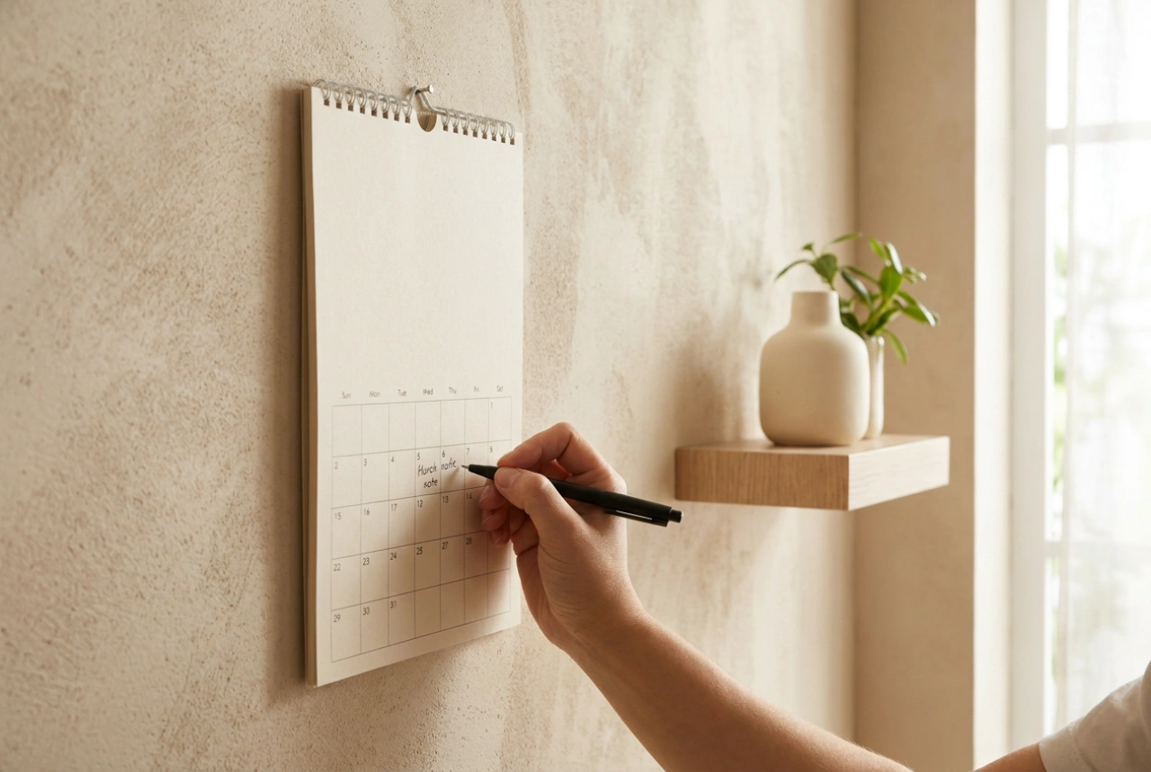 How to Manage a Wall Calendar for Family Scheduling