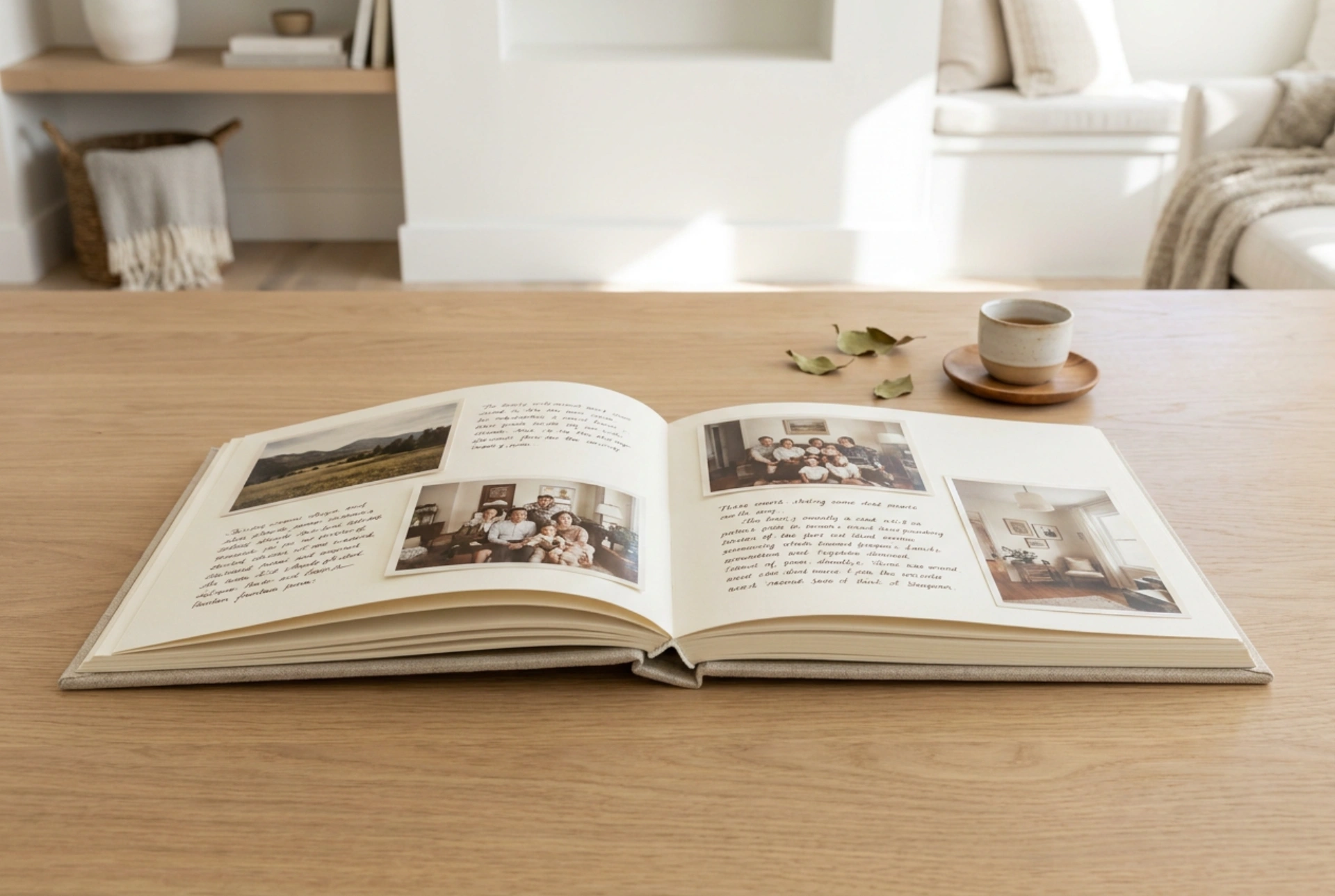 How to Create an Organized Family Photo Album with Written Captions